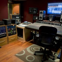 Big wheels studio control room